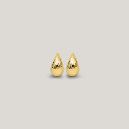 Mini drop earring gold