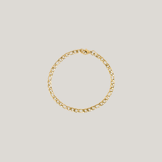 Thin figaro chain bracelet