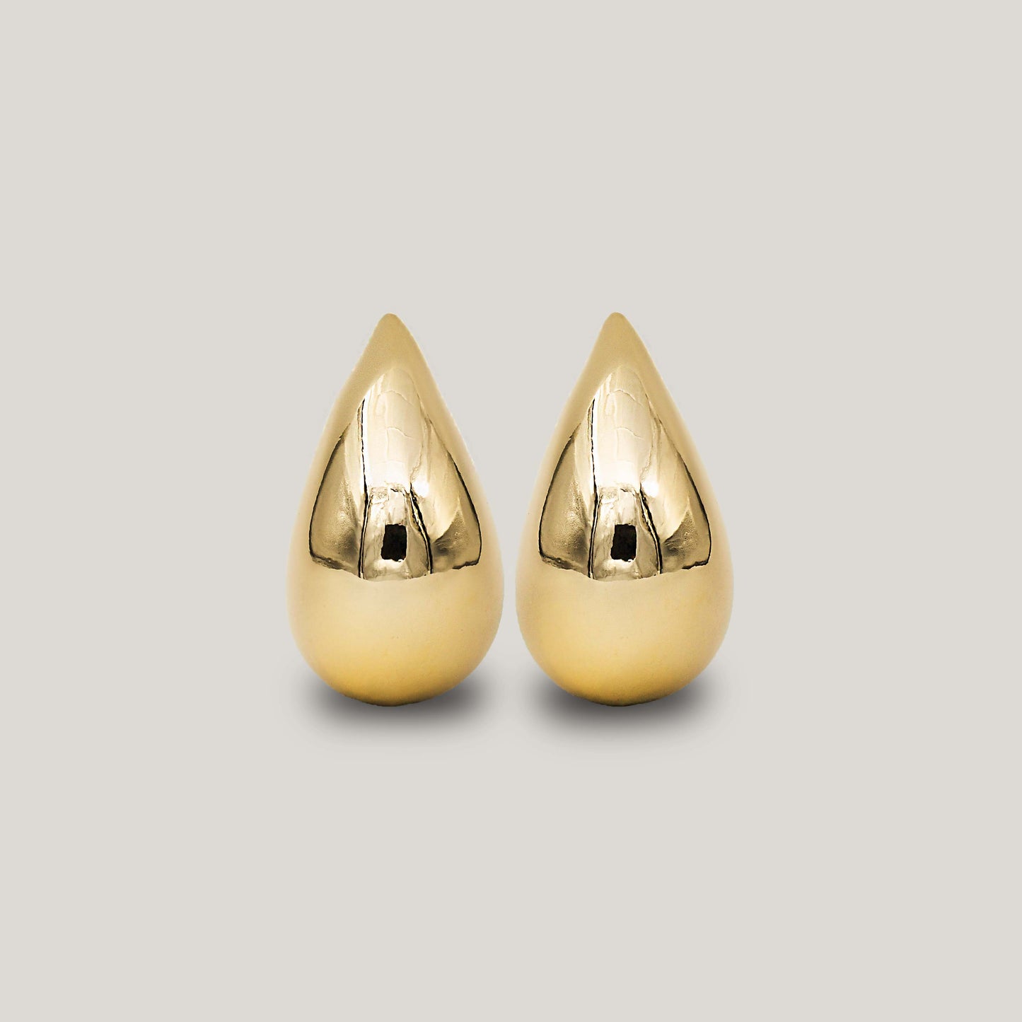 Maxi drop earring gold