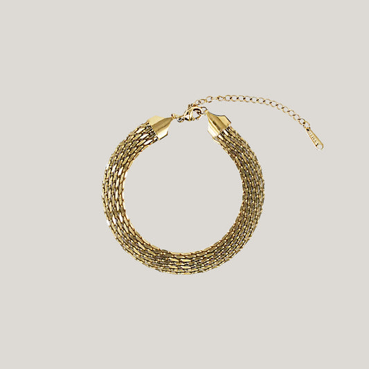 Mesh chain bracelet