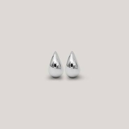 Mini drop earring silver